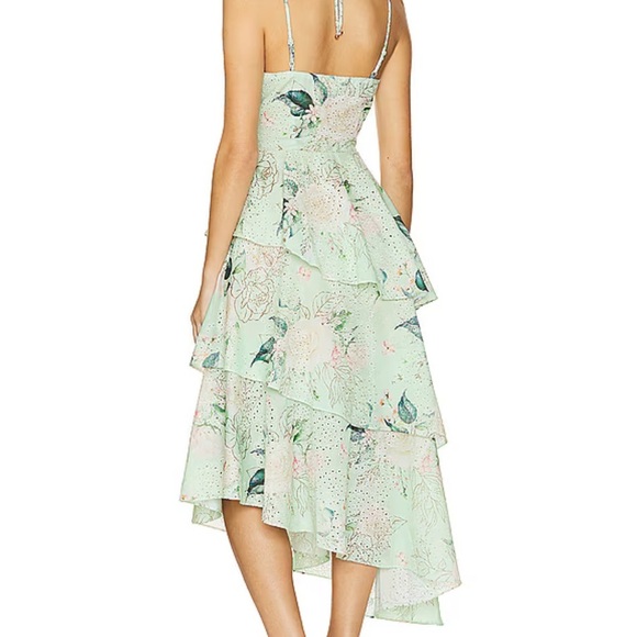 ELLIATT Songwriter floral mint green Dress - Picture 4 of 4